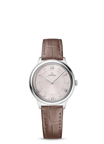 Omega De Ville Quartz 30 Stainless Steel / Rose - Diamond